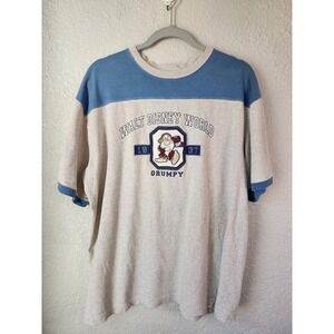 Y2K Vintage Walt Disney World Snow White Grumpy‎ 1937 Mens/Unisex Size L